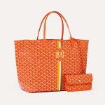Goyard Saint Louis PM Bag Stripes and Lnitials